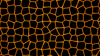 Rounded Voronoi Borders